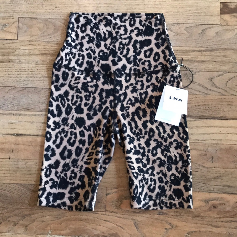 Leopard Biker Short